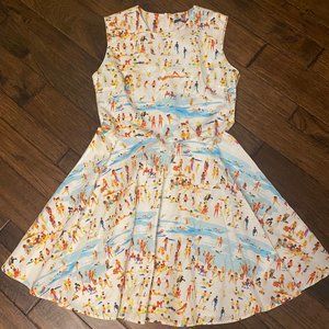 Limited Edition "Beach Scences" G. Kero Dress Size 38